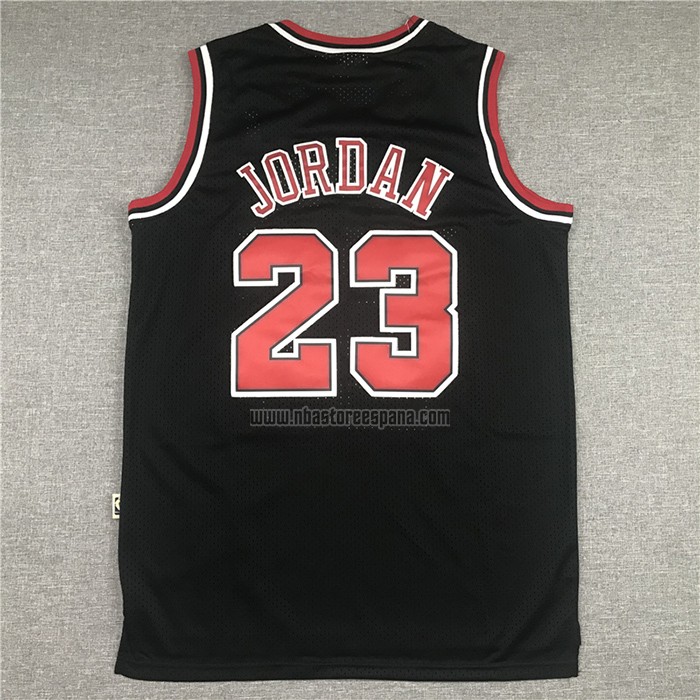 Camiseta Chicago Bulls Michael Jordan NO 23 Mitchell & Ness 1997-98 Negro